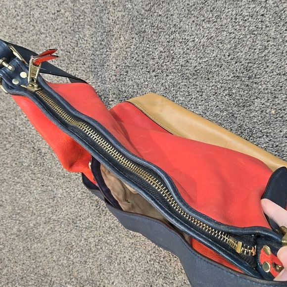 Coach Women Restored Larger Duffle Multicolor Shoulder Bag Purse Leather - Picture 7 of 16